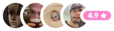 Image of 3 people who have given reviews in circles
